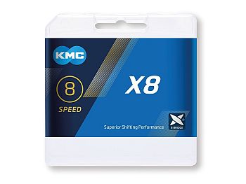 KMC X8 8-Speed Kæde, 114 Link